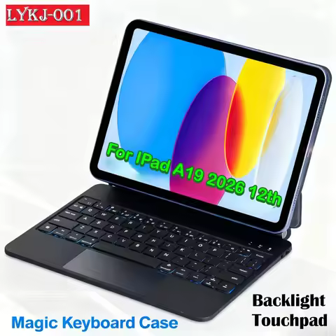 2026 Magic Keyboard Case for APPLE New IPad A19 12th A16 11th 10th 11“ Office Backlight Touchpad Wir