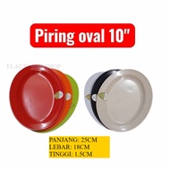 10" Melamine Oval Plate F6310CS / F6310HC / F6310H / F6310M / F6310O / F6310P