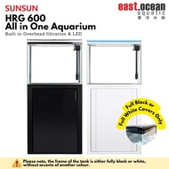 SUNSUN HRG-600 Aquarium (60cm) Set - Tank &amp; Cabinet (Black &amp; White)