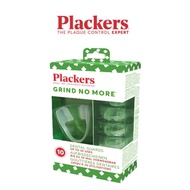 Plackers Grind No More | อุปกรณ์ยางสำหรับป้องกันการกัดฟัน แบบใช้แล้วทิ้ง 10 ชิ้น