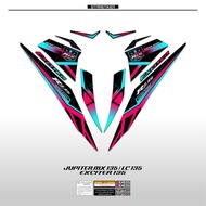 J7 / JUPITER MX 135 / STRIPING / STICKER STICKER / STOCK DECAL YAMAHA JUPITER MX 135 / LC 135 EXCITE