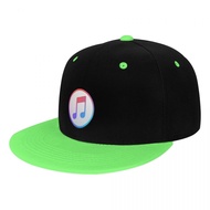 Available iTunes Logo Baseball Cap Men Women Fashion Adult Flat Brim Color Contrast Hip Hop Hat Unis