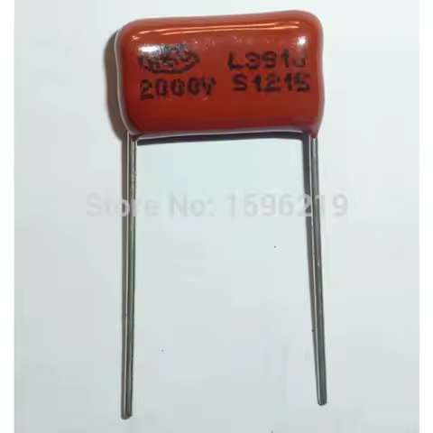 10Pcs/100Pcs CBB capacitor 391 2000V 391J 2KV 390pF 0.39nF P15 CBB81 Metallized Polypropylene Film C