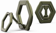URBAN ARMOR GEAR UAG-MRS-OL Magnetic Ring Stand, Compatible with MagSafe, Angle Adjustment, Olive