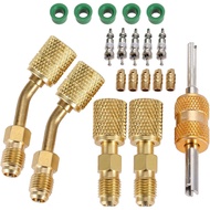 20Set R22Turn R410A Adapter Air Conditioner Refrigerant Charging Adapter