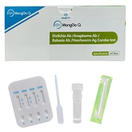 ♠Monggoq-combo test for dog, Ehrlichia AB, Anaplasma AB, Babesia AB, Heartworm Ag ,EHR/ANA /BAB W☺