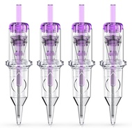 Wormhole Tattoo Cartridge Needles, 50pcs Mixed Sizes Disposable Tattoo Needles 3RL 5RL 7RL 9RL 11RL 