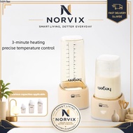 Norvix Hegen Wireless Milk Bottle Warmer Portable Baby Bottle Heater Breast Milk Thawing Warmer for 