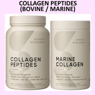 (BOVINE/MARINE) Sports Research Collagen Peptides Powder