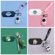 For Haylou GT7 /T19/GT5/GT3/T15 Case Cartoon Astronauts/Pandas/Dinosaurs Animal silicone Earphones C