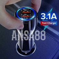 Original qualcomm 6A Fast Charging 2 USB Car Charger Fast Charging 2 Holes