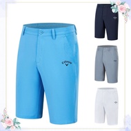 🔥Ready Stock🔥[Callaway] Summer Golf Shorts Men's Cropped Pants Outdoor Sports Business Casual Shorts