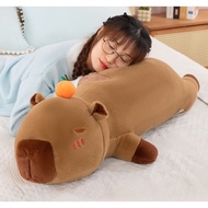Cevo 100cm Capybara long plush sleeping pillow cute plushie capybara plush toy kid birthday gift