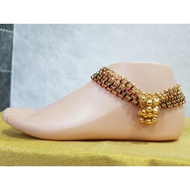Crystal Anklet(1Gram Gold plated )