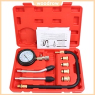 8Pcs Petrol Engine Cylinder Compression Tester Kit 0-300 PSI Pressure Gauge Engine Cylinder Compress