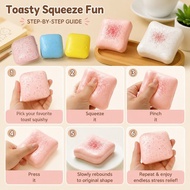 Simulation Bread Squishy Super Soft Toast Bread Squishy Slow Rising Decompression Toy Butter Toast