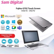 🔥Ready Stock 🔥 Fujitsu Q702 Touch Screen Tablet with Keyboard with Pen🔥Intel I5-3427U / 4GB DDR3 Ram
