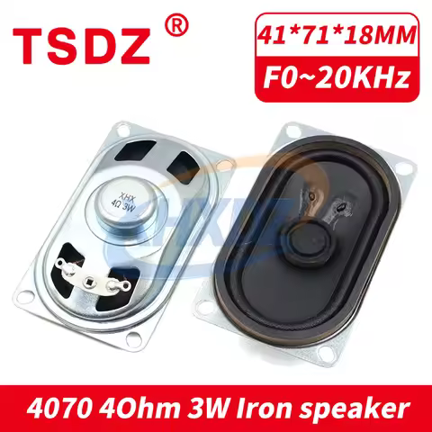 2PCS 4070 3W 4Ohm LCD Monitor/TV Iron Speaker Horn Loud Speaker 7040 4 Ohms 3 Watt 4R 40*70MM 70*40M