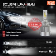 (ORIGINAL) Carsun Car Headlight LED H7 COB 2 PCS - C6