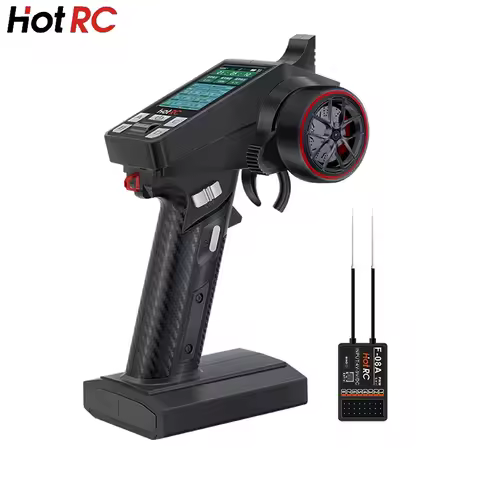 Hotrc Hot RC CT-8A CT8A 2.4Ghz 8-ch Channel FHSS Remote Control 300m Range F-08A Receiver For RC Car