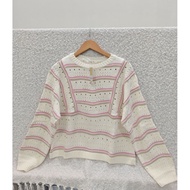 ETCETERA SWEATER OFF WHITE SIZE 6 (ORIGINAL)