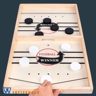 Foosball Winner Tabletop Hockey Fast Sling Puck Game Slingshot Winner Board Games Toy Kids & Adults 