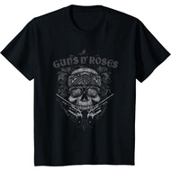 Men's cotton T-shirt Guns N' Roses Skull Floral T-Shirt T-Shirt 4XL , 5XL , 6XL