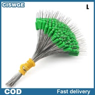 CISWGE 300ชิ้น/แพ็คตกปลา bobber Oval Black Silicon stopper Space Bean Connector อุปกรณ์เสริมตกปลา li