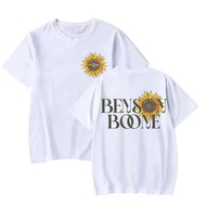 Benson Boone Sunflower T-Shirt Fashion Round Neck Short Sleeve Street For Men And Women