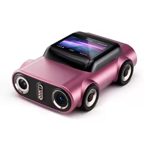 Mini Car Shape Digital Camera,Retro Car Style Camcorder with Screen Portable Pocket Camera for Photo