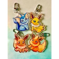 Eeveelutions keychain! | 2.5 inches (63.5 mm)