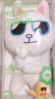 【LINE】帥氣兔兔&amp;莎莉絨毛玩偶組