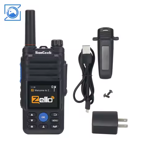 HamGeek HG-369 Professional 4G POC Walkie Talkie Long Range 5000km support Bluetooth WiFi for Zello 