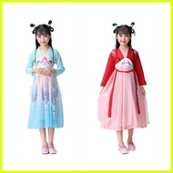 ← ─ ↖ United Nations China Girl Costume for Kids Chinese Hanfu Traditional Dress for Kids Girls UN