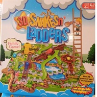Snake n ladder 3D boar game 3D snake and ladder toy