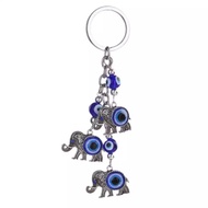 Blue Elephant Keychain
