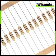 100PCS 1/4W Carbon Film Resistor 0.25W 5% 1R-1M 1R 1.5R 10R 12R 15R 20R 100R 120R 200R 1K 1.2K 1.5K 