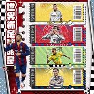【 Football Star Ticket stubs 】 Acrylic quicksand table ornaments, anime merchandise, 2D