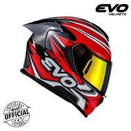 EVO GT-PRO Drift Dual Visor Full Face Helmet with Free Clear Lens