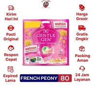 Detergen Cair Gentle Gen French Peony Pink Sachet 80 Ml New Stock