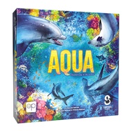 Aqua Board Game | Art by Vincent Dutrait | Fun Strategy Game for Adults and Family | Thematic Oceani