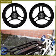 Moon Lighte Aluminum Alloy Easywheel Transport EZ Easy Wheel for Folding Bike Rear Cargo Rack Shelf 