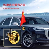 National Day Car Red Flag Suction Cup Type Flagpole Five-Star Red Flag h7h5 Car Exterior Flag h9 Car