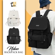 Lucky Nolan Student School Bag Unisex Korean Style Nylon Backpack Large Capacity Bag
