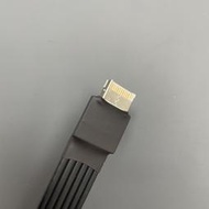 USB3.0雙A母座轉Type-C front panel Type-E key-B接口公頭轉接線