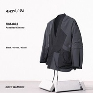 絕版 OCTO GAMBOL AW21 “KM-001 Panelled Kimono” 拼色和服外套 BLACK Size L (Not Goopi 孤僻 Goopimade)