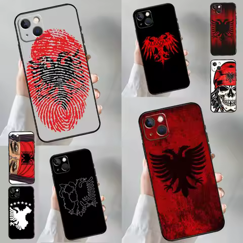 Albania Flag Case For Huawei Nova Y61 Y60 Y70 Y90 Y91 Y73 9 10 SE 5T 11i 8i 3i 11 13 14 Pro P30 P40 