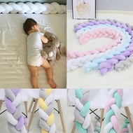100/200/300/400cm Baby Bumper  Infant Baby Plush Bumper Bed Bedding Crib Cot Braid Cushion Protector
