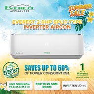 EVEREST Etiv20bst-hf Split Type Inverter Aircon with remote control - 2.0 HP