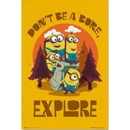 小小兵 DON'T BE BORE, EXPLORE 進口海報 / Minions